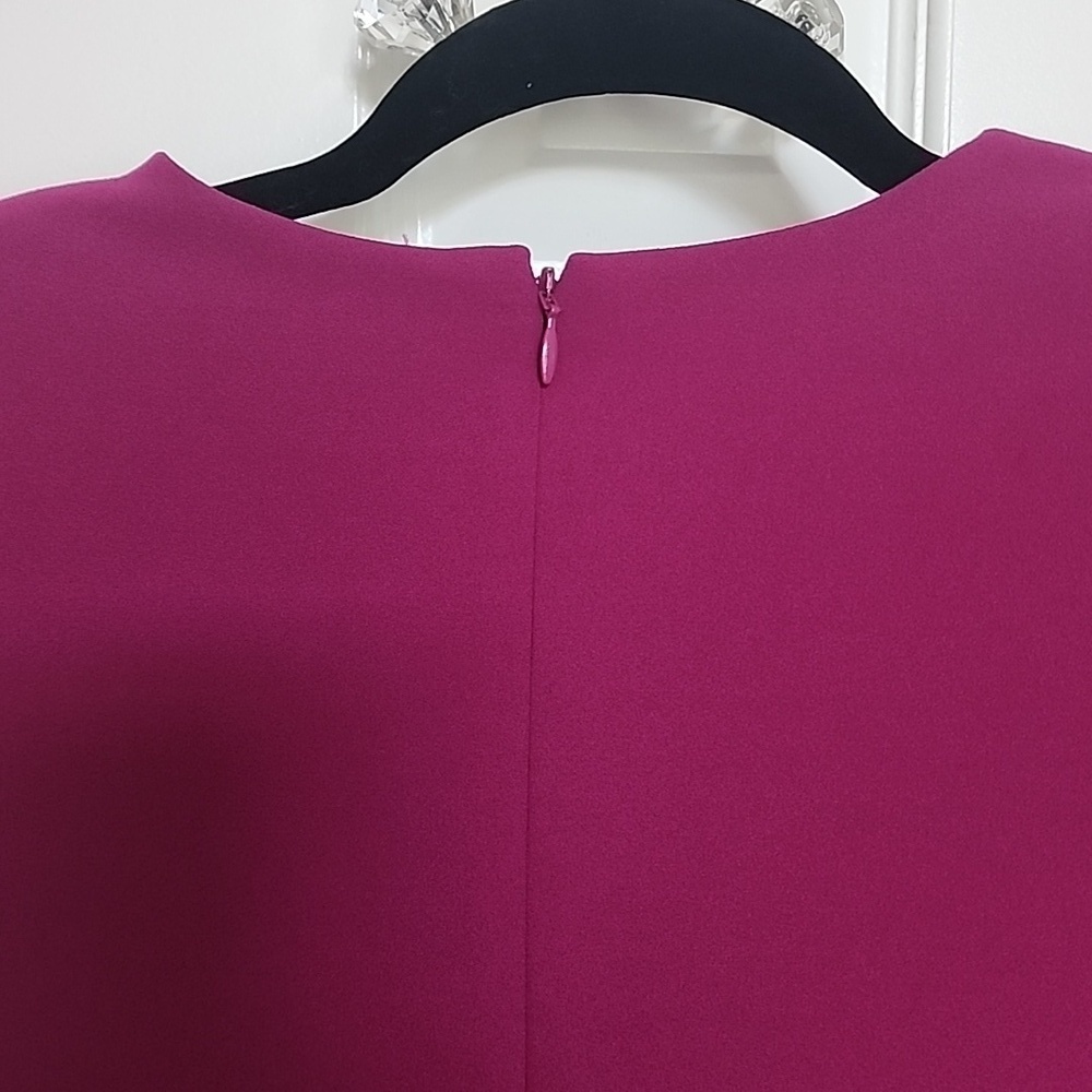 NWT Express Strong Shoulder Side Cutout Mini Dress Pink Size Small - Picture 4 of 6